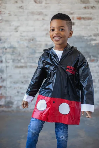 Vista 2 de Disney Pixar Cars Mickey Mouse Lightning McQueen - Chaqueta impermeable para niños pequeños
