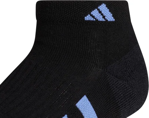 Vista 3 de adidas Calcetines acolchados de corte bajo para mujer con compresión de arco (3 pares)