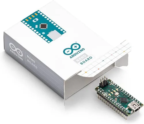 Vista 3 de Arduino Nano [A000005] - Microcontrolador compacto ATmega328P con 22 pines de E/S digitales, 8 entradas analógicas, conectividad USB