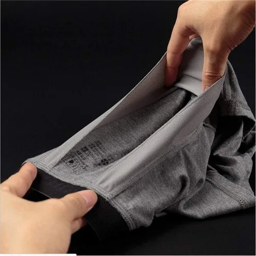 Vista 3 de JOCKMAIL Hombres Ropa interior Boxer Shorts Modal Hombres Ropa interior Cuidado de la Salud Trunks Boxer Escritos