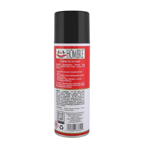 Vista 2 de Hombre Spray corporal desodorante rojo clásico para hombres 5.5oz-156g