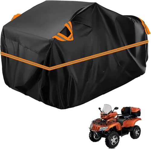 Vista 296 de Cubierta para ATV impermeable compatible con Arctic Cat H1 EFI TRV Cruiser 4x4 2011, cubierta de 210D para vehículos de 4 ruedas, cubierta para quad