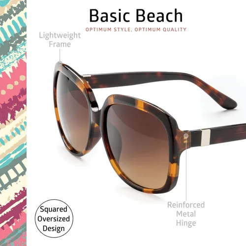 Vista 4 de OPTIMUM OPTICAL Gafas de sol protectoras UV atemporales para hombres y mujeres