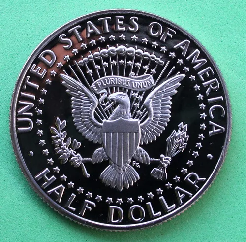 Vista 2 de 1989 S US Mint Deep Cameo Proof Kennedy Half Seller DCAM