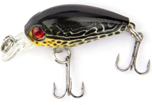 Vista 6 de Micro señuelos de pesca, cebos de crankbaits, mini señuelo de pesca Swimbaits Micro Crank Baits Topwater Señuelos para agua dulce y salada, semillas