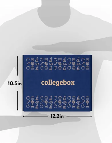 Vista 4 de CollegeBox paquete clásico Snacks Care, con patatas fritas, galletas, dulces surtidos, paquete de combo para regalo y caja de variedades