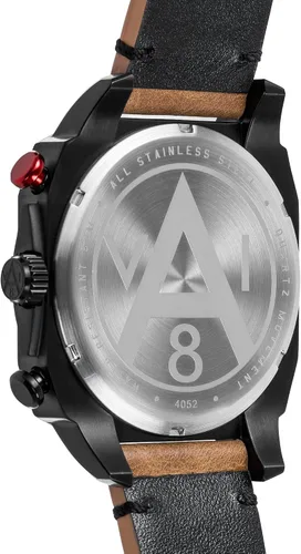Vista 3 de AVI-8 Hawker Harrier II Retrograde Edition Watch - BlackBrown