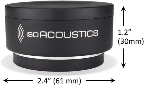 Vista 5 de IsoAcoustics Aisladores acústicos de la serie Iso-Puck (Iso-Puck, 20 libras máx./unidad, paquete de 2)