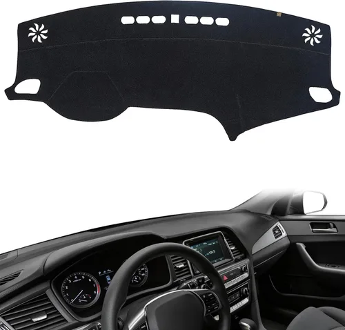 Vista 29 de AUQDD Alfombrilla de Cubierta del Tablero Compatible con La-nd Rover LR3 2005 2006 2007 2008 2009 /2010-2016 LR4, 2006-2009 Range Rover