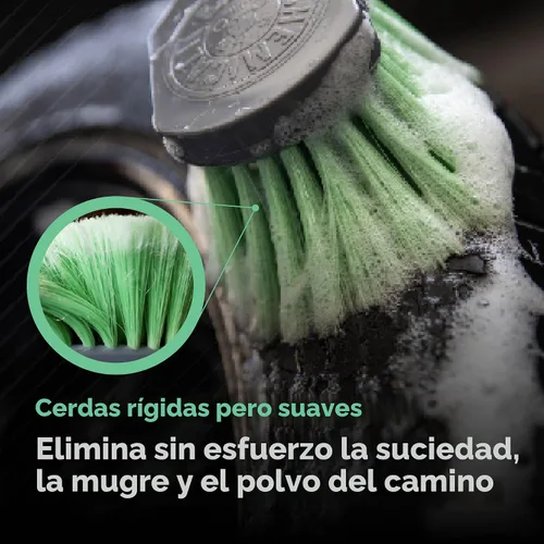 Vista 3 de Chemical Guys, Wheelie Wheel & Exterior Brush for Rims & Tires, Soft, Green
