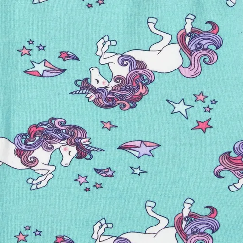 Vista 3 de The Children's Place Leggings de punto con estampado para niña, Arcoiris (Rainbow)
