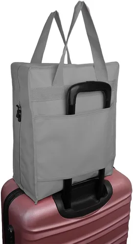 Vista 2 de Bolsa de zapatos para viajes, organizador de zapatos portátil, bolsa de almacenamiento, bolsa de zapatos para mujeres y hombres, Gris, Nube