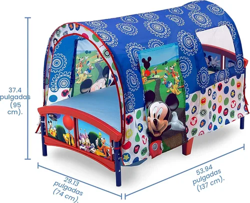 Vista 5 de Cama-tienda para niños Delta, Disney Mickey Mouse