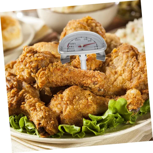 Vista 5 de Termómetro de acero inoxidable para freír profundo termómetro de aceite para cocinar indicador de temperatura preciso para barbacoa