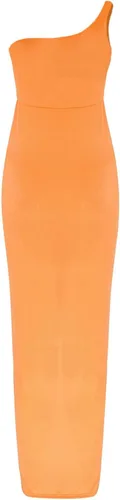 Vista 5 de Vestido de cóctel para mujer, de verano, talla grande, sin tirantes, delgado, sexy, con dobladillo dividido, vestido largo para playa, fiesta, club