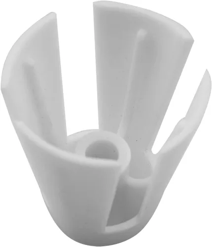 Vista 5 de Pinza de bobina de plástico para carrete de hilo Soporte de cono Overlocker Serger Accesorios de costura, color blanco
