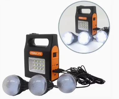 LINTERNA CON PANEL SOLAR PR