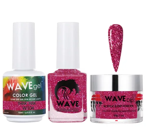 Vista 128 de WAVEGEL - Juego de gel de remojo, laca de uñas y polvo acrílico a juego - Colección Simplicity - #P109 Blizzard