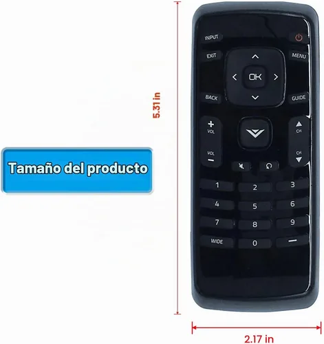 Vista 3 de XRT020 Reemplazo remoto para VIZIO LED TV D32hn-E0 D43n-E1 D32hn-D0