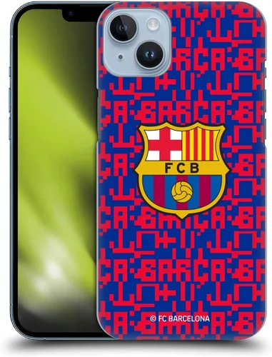 Vista 11 de Head Case Designs Funda rígida con licencia oficial del FC Barcelona Barca Crest Graphics compatible con Apple iPhone 14 Plus