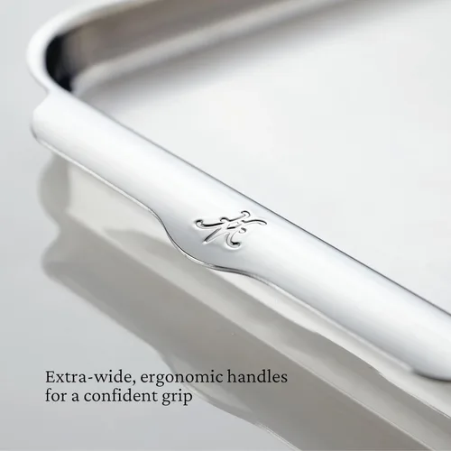 Vista 3 de Hestan Provisions OvenBond - Sartén mediana de acero inoxidable con revestimiento triple de 12 x 15 pulgadas