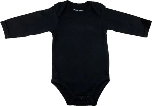 Vista 3 de 123 Bear Body de algodón suave y elastano de manga larga y corta para bebé