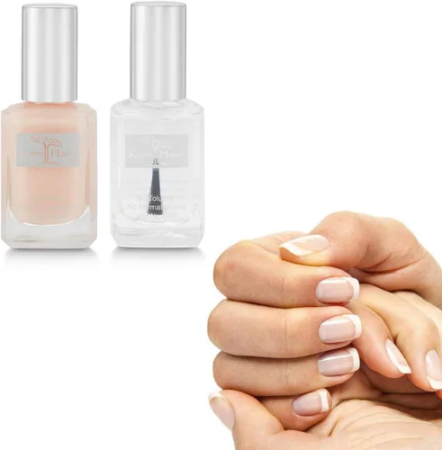 Vista 2 de karma organic Esmalte de uñas natural triple 5 capa base con increíble nutrición profunda fortalecedor de uñas, tratamiento de uñas no tóxico