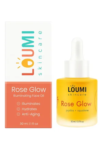 Vista 10 de LOUMI Skincare Daily Duo - Gotas de retinol Rose Glow and Revive - Aceite facial hidratante - Hidratación ligera - Vegano, sin parabenos, sin