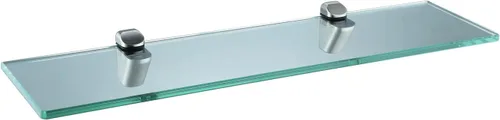 Vista 9 de XVL Estante de cristal de baño de 14 pulgadas, níquel cepillado GS3003A