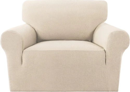 Vista 25 de MeilleMaison Funda elástica para silla reclinable, funda para sofá de 1 pieza con parte inferior elástica, lavable, protector de muebles Negro