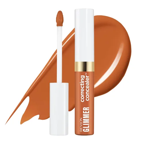 Vista 13 de Revlon Glimmer - Corrector con efecto corrector líquido para debajo de los ojos, hecho con cafeína, vitamina C y esteviosido, 100 Verde, 0.3 fl oz