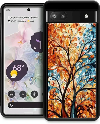 Vista 214 de Compatible con Google Pixel 4A 5G Mobile Case Creative Acrylic Panel trasero Silicona Protección Grip especialmente diseñado para Google Pixel 4A 5G