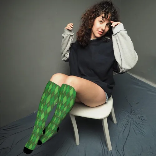 Vista 4 de devor Womens Cotton Socks Boot Socks Women Dress Sock Humor St.Patricks Day Sock