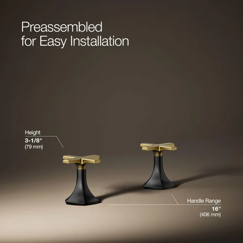 Vista 150 de KOHLER K- 27010-4-BV Occasion™ - Manijas de palanca color bronce cepillado vibrante