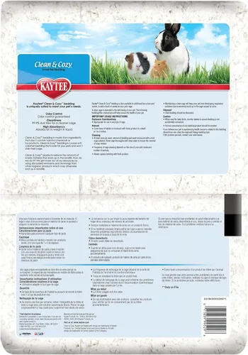 Vista 9 de Ropa de cama limpia y tierna para animal pequeño Kaytee, Blanco