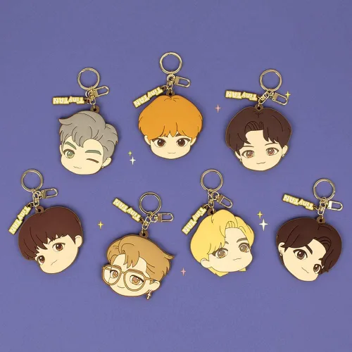 Vista 2 de BTS TinyTan Dynamite Mirror Llavero Llavero Accesssories (Jimin), Amarillo