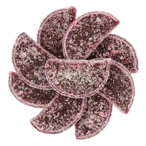 Vista 34 de NY Spice Shop Rebanadas de fruta de manzana – 1 libra de sabor cítrico masticable de gelatina de fruta de caramelo – Manzanas en rodajas a
