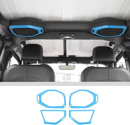 Vista 14 de Voodonala Para Wrangler JL JT Altavoz Recorte de audio en la parte superior y una moldura de pilar compatible con Jeep Wrangler 2018-2023 JL JLU