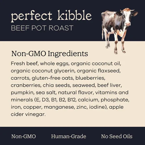 Vista 6 de Yumwoof Perfect Kibble - Alimento para perros secado al aire sin OMG Mejora las alergias y la digestión con aceite de coco orgánico, MCT