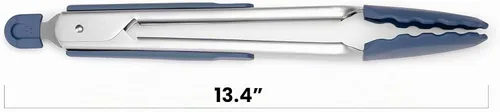 Vista 9 de Misen Pinzas de Cocina - Aptas para Lavavajillas, Resistentes - Herramienta de Parrilla con Punta de Silicona de Precisión - Resistente al Calor