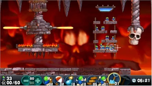 Vista 4 de Lemmings - Sony PSP