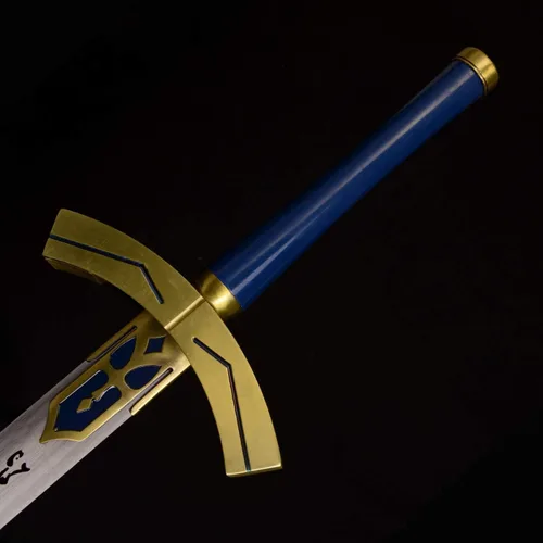 Vista 3 de Sword Valley Espada larga medieval de acero inoxidable, estilo juramento con vaina, decoración coleccionable, longitud completa 45.3 in