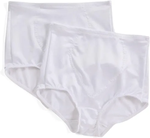 Vista 12 de Bali bragas moldeadoras de control firme para mujer, paquete de calzoncillos moldeadores con control de abdomen, paquete de 2 unidades Negro
