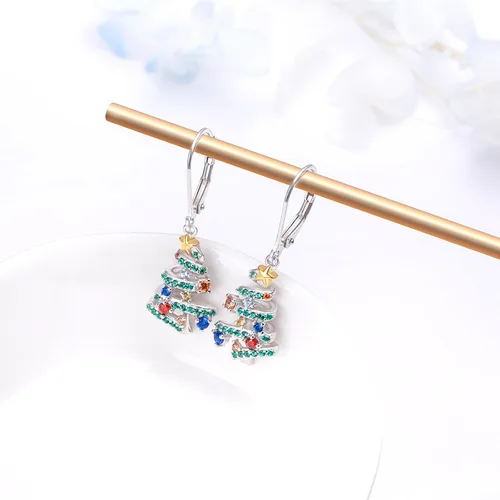 Vista 21 de Aretes colgantes de filigrana de plata de ley 925, margarita, loto, flor de rosa, piedra lunar, lágrima para mujer, nudo celta infinito, margarita