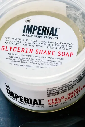 Vista 5 de Imperial Barber Bote de jabón para afeitar, 6.2 oz