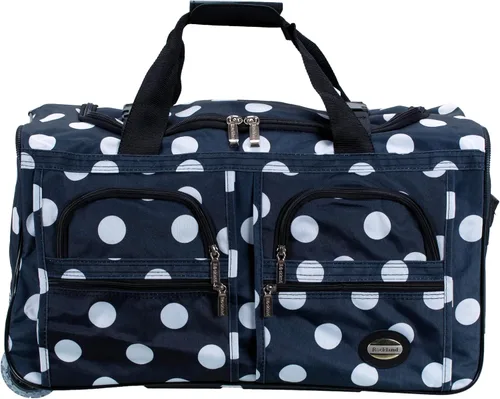 Vista 2 de Rockland Rolling Duffel Bag, Black, 22" Negro (Blackdot)
