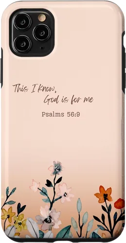 Vista 13 de Psalm 56:9 Case for iPhone 16