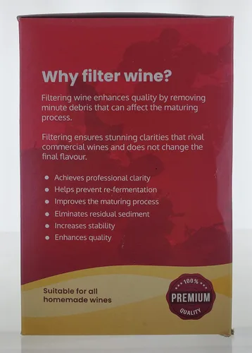 Vista 9 de Harris Filters Balliihoo Homebrew MkIII Vinbrite Kit de filtro de vino