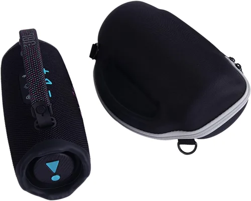 Vista 7 de Organizador de audio Bluetooth para JBL CHARGE6 Shockwave 6 Generación Portátil Audio Caso EVA Funda protectora Gris