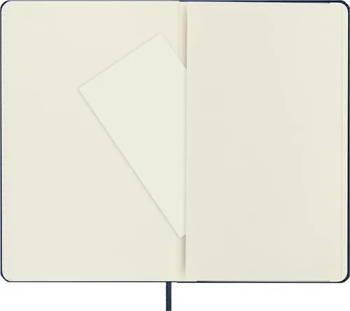 Vista 7 de Moleskine - Cuaderno clásico con tapa dura, grande (5 x 8.25 pulgadas), cuadriculado, azul zafiro, 240 páginas
